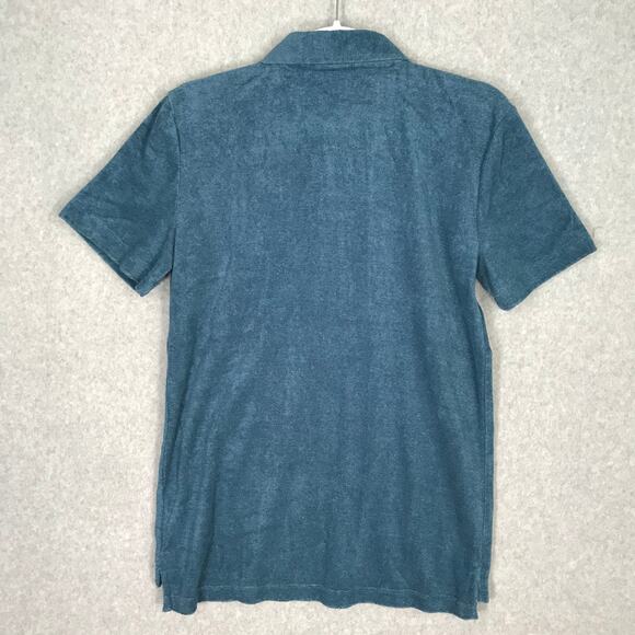 Reebok Polo Shirt Boys XL 18 20 Blue Terry Cloth Golf Tennis Beach‎ Preppy Beach - Picture 8 of 9